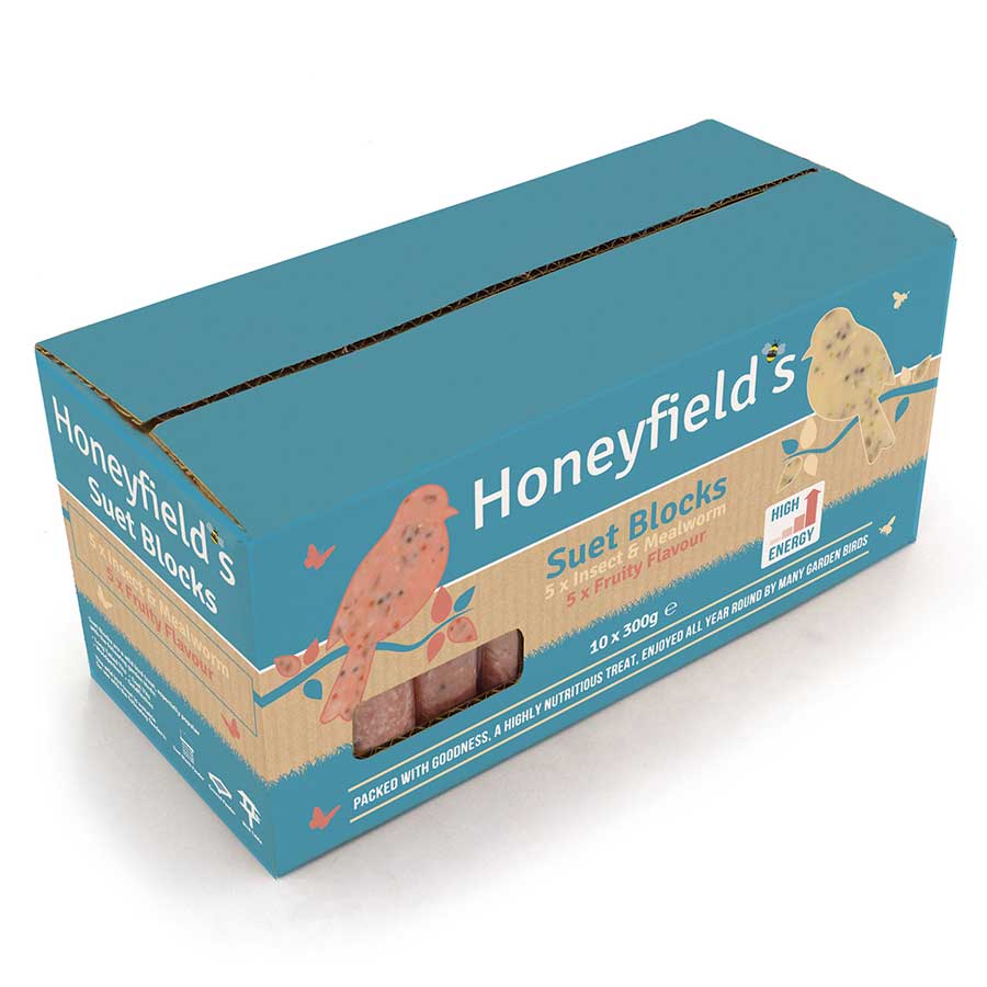 Honeyfields Suet Block Fruity Flavour